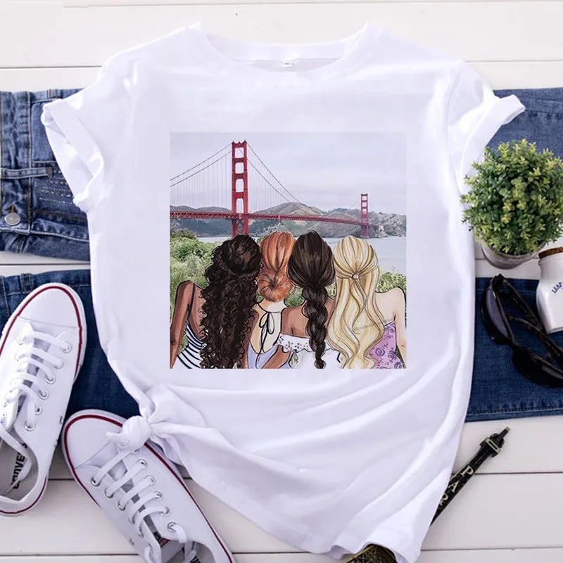 Mom and Men Queen Print Women T-shirt Best Mommy Summer Harajuku O Neck Funny 90S Tops Tee Daughter Casual Clothes,Drop Ship
