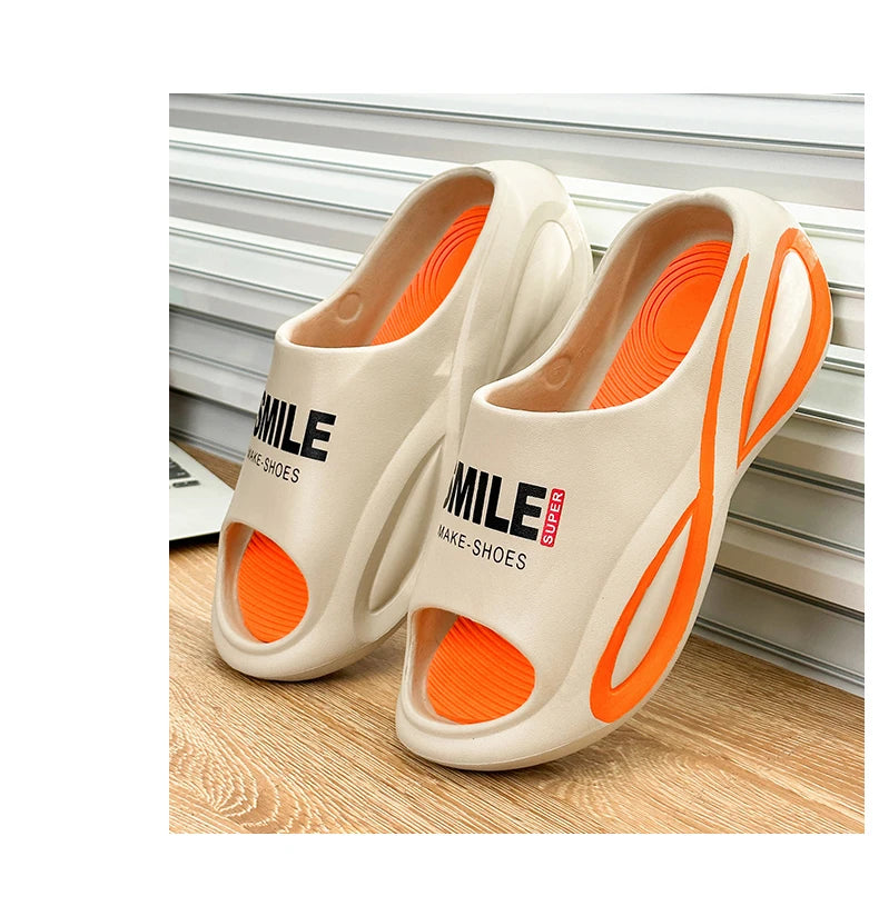 Fashion Men's Slippers Indoor Outdoor Sandals Beach Comfortable Slides Men Casual Shoes Flip-flops Women House Outdoor Slippers
