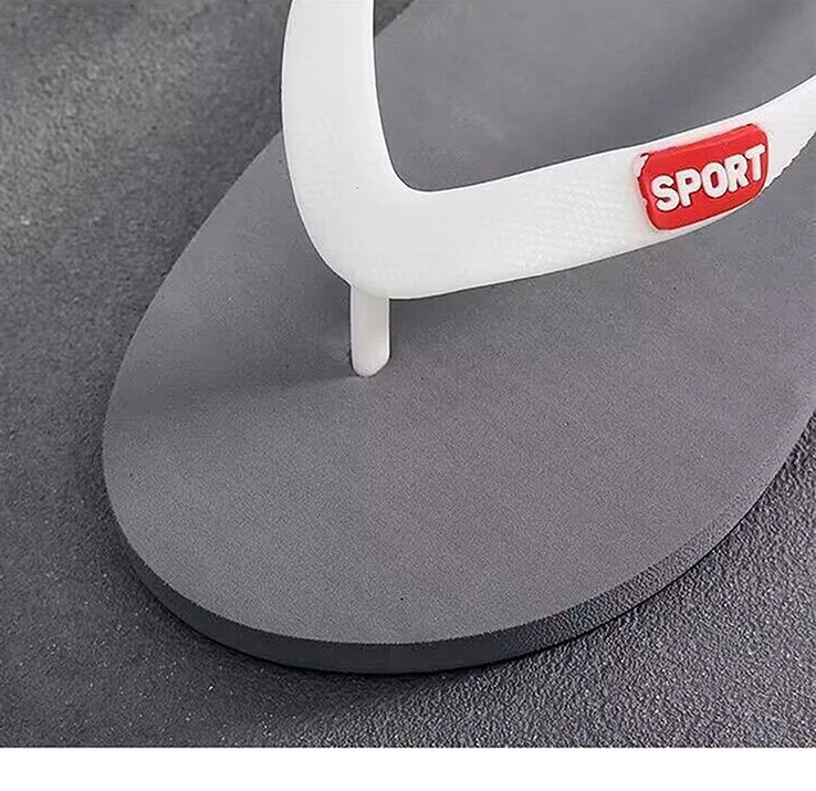 Soft Sabot Slippers for Men Walk Around Home Shiatsu House Flip Flops Flat Indoor Sandals Man Beach Shoes Bathroom Trend 2025