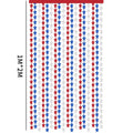 4th of July Decorations Red White Blue Star Tinsel Foil Fringe Curtains Independence Day Photo Booth Backdrop Patriotic Party