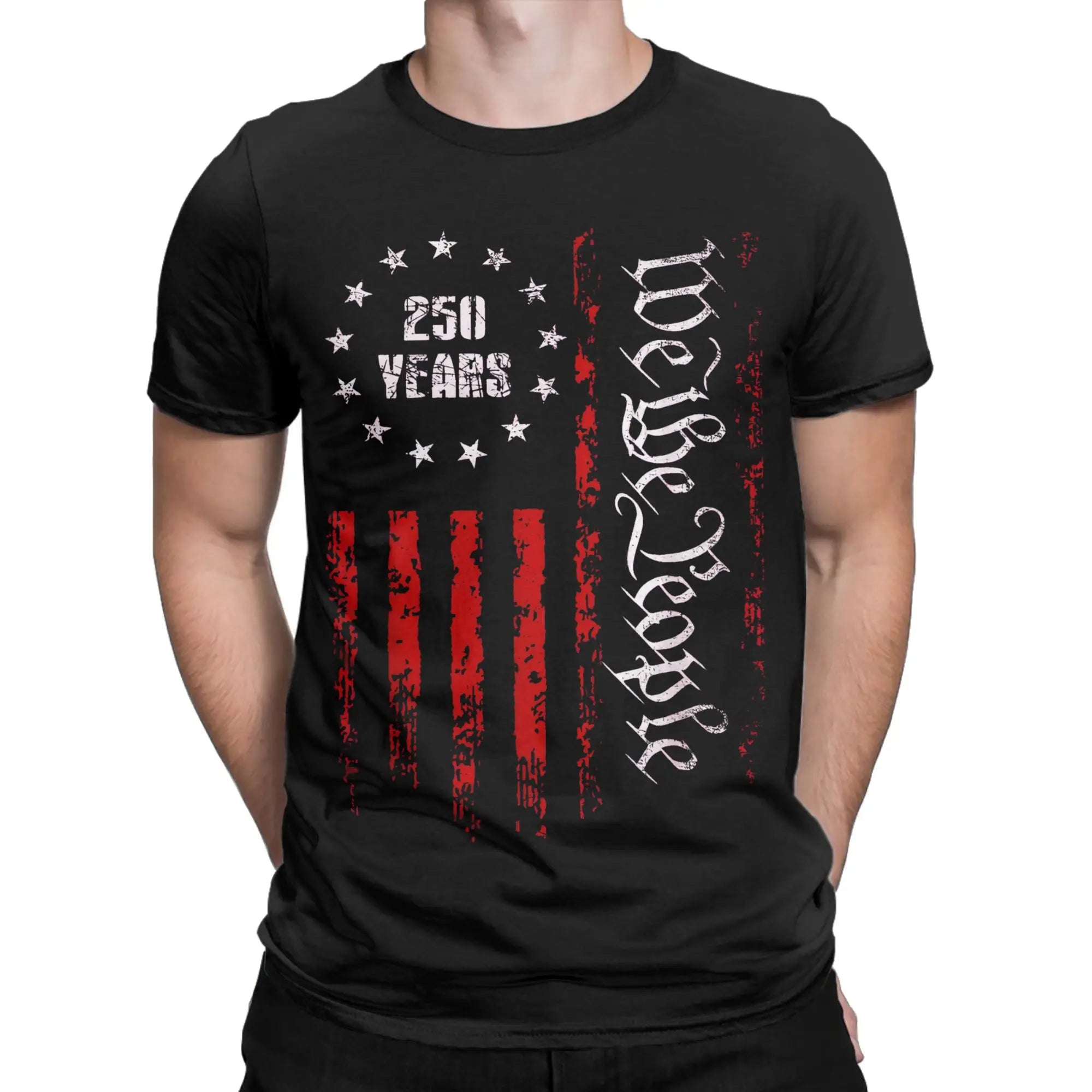 Patriotic USA Army Us Military Parade 250th anniversary Tee Shirt for Men Women Print T Shirts  100% Cotton Clothing