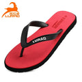 Men Flip Flops Summer Non-slip Outdoor Sandals Slippers Casual Rubber Beach Shoes Trend Wearproof Comfortable Fashion Antistatic