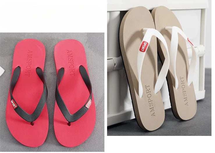 Soft Sabot Slippers for Men Walk Around Home Shiatsu House Flip Flops Flat Indoor Sandals Man Beach Shoes Bathroom Trend 2025