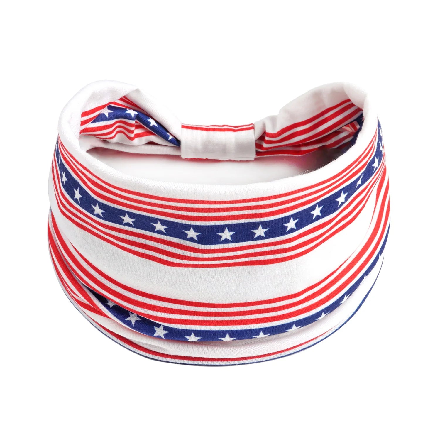 American Flag Headbands Women 4th of July Head Band Wide Turban Headwrap Red White and Blue Hairbands USA Patriotic Accessories