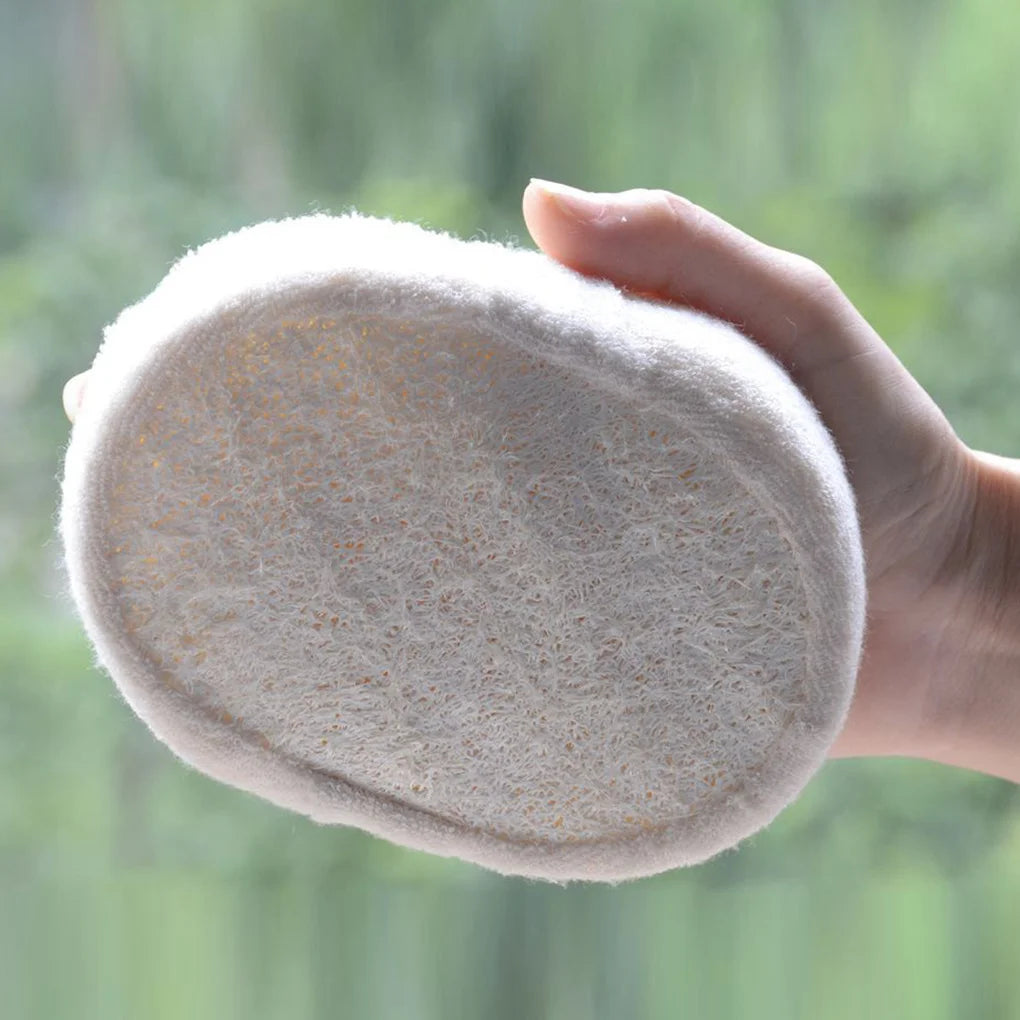 Natural Loofah Sponge Bath Bomb Exfoliating Bath Rub Bath Rub Back Artifact Toiletries,Cleanse Dead or Dry Skin,Skin-friendly