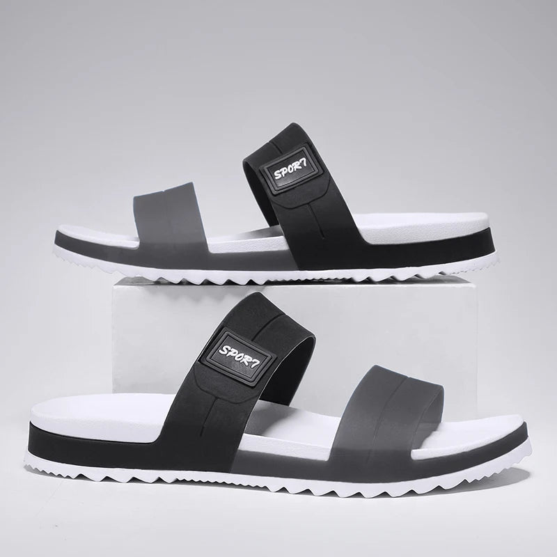 Fashion Men's Slippers Indoor Outdoor Sandals Beach Comfortable Slides Men Casual Shoes Flip-flops Mens Non-slip Home Slippers