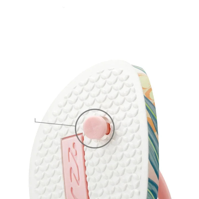 Women's Anti-Slip Clip-On PVC Flip Flops, Outdoor Beach Casual Wear Sandals Slippers