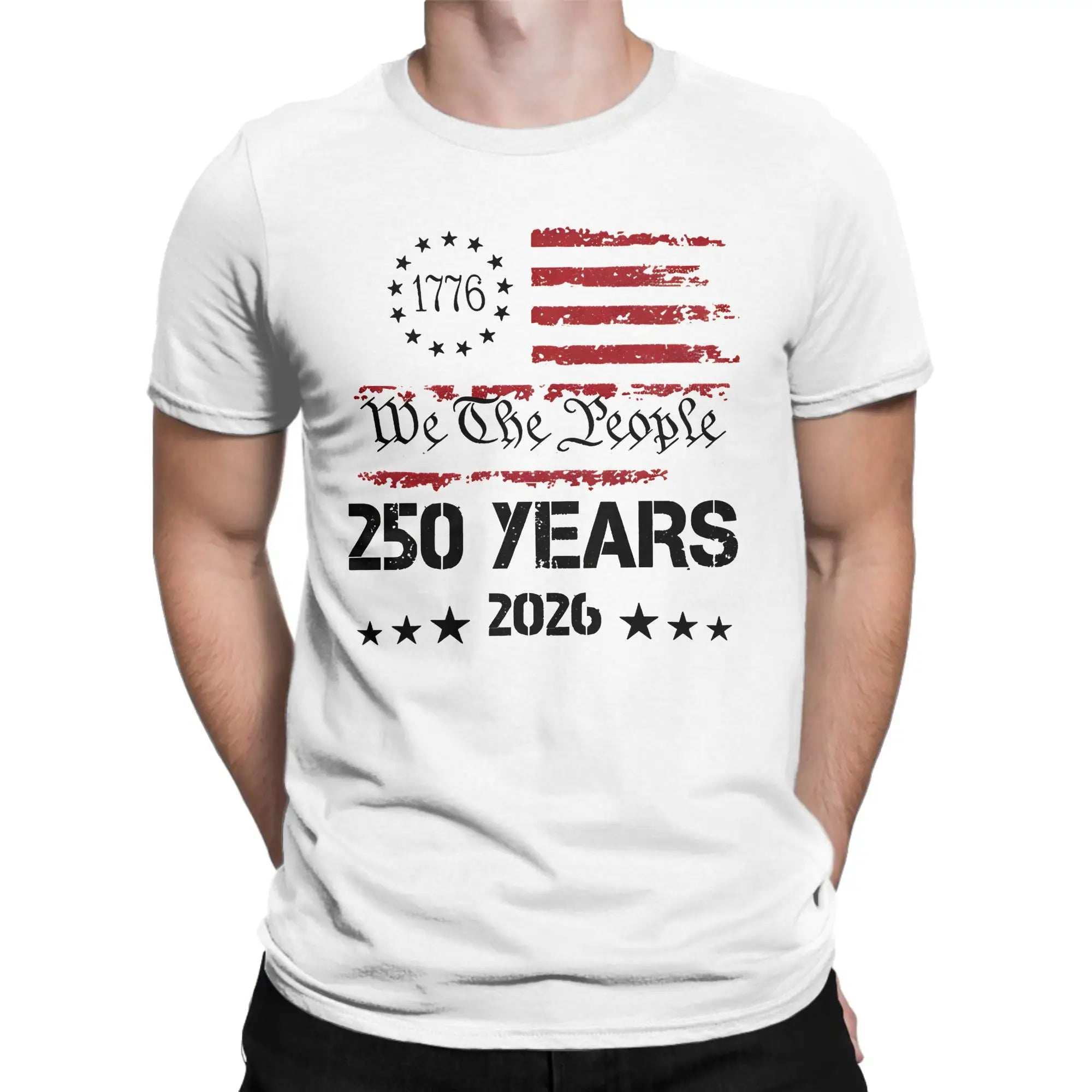 Patriotic USA Army Us Military Parade 250th anniversary Tee Shirt for Men Women Print T Shirts  100% Cotton Clothing
