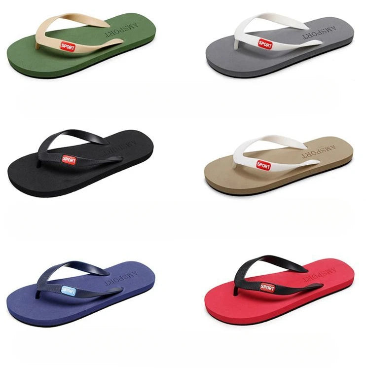 Soft Sabot Slippers for Men Walk Around Home Shiatsu House Flip Flops Flat Indoor Sandals Man Beach Shoes Bathroom Trend 2025