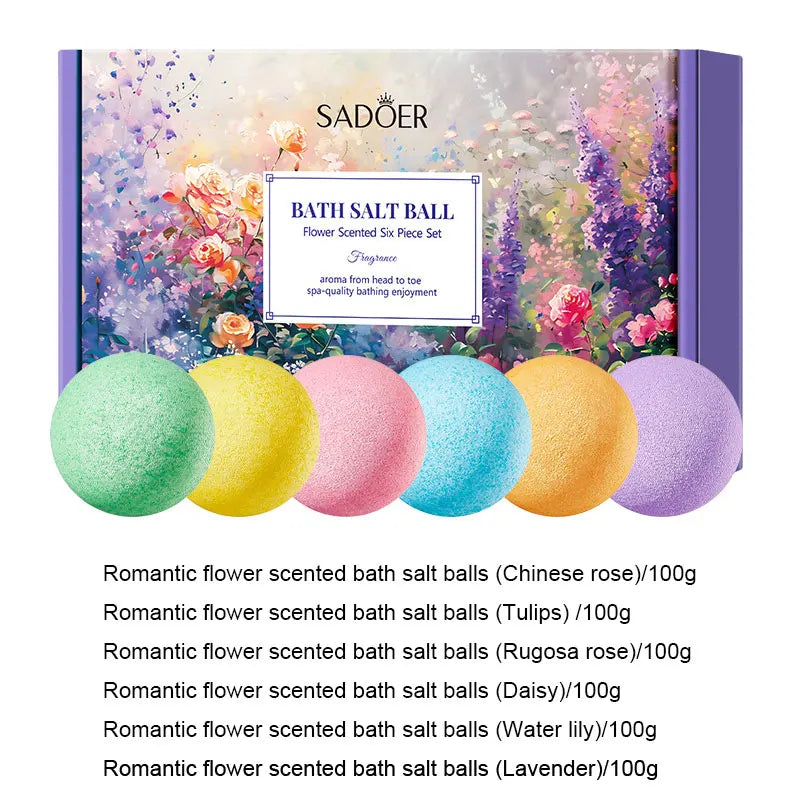 100gx6pcs Dinosaur Egg Shaped Bath Bombs Fruit and Flower Scented Bubble Bath Moisturizing Bath Bombs Festival Gifts