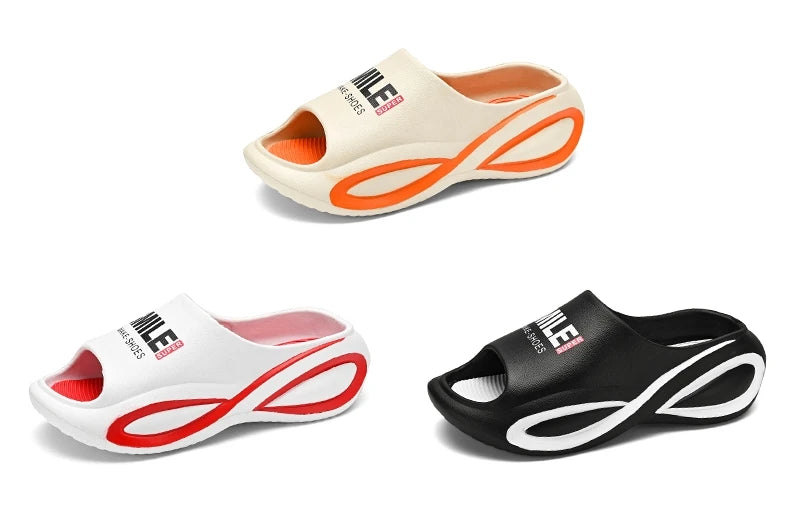 Fashion Men's Slippers Indoor Outdoor Sandals Beach Comfortable Slides Men Casual Shoes Flip-flops Women House Outdoor Slippers