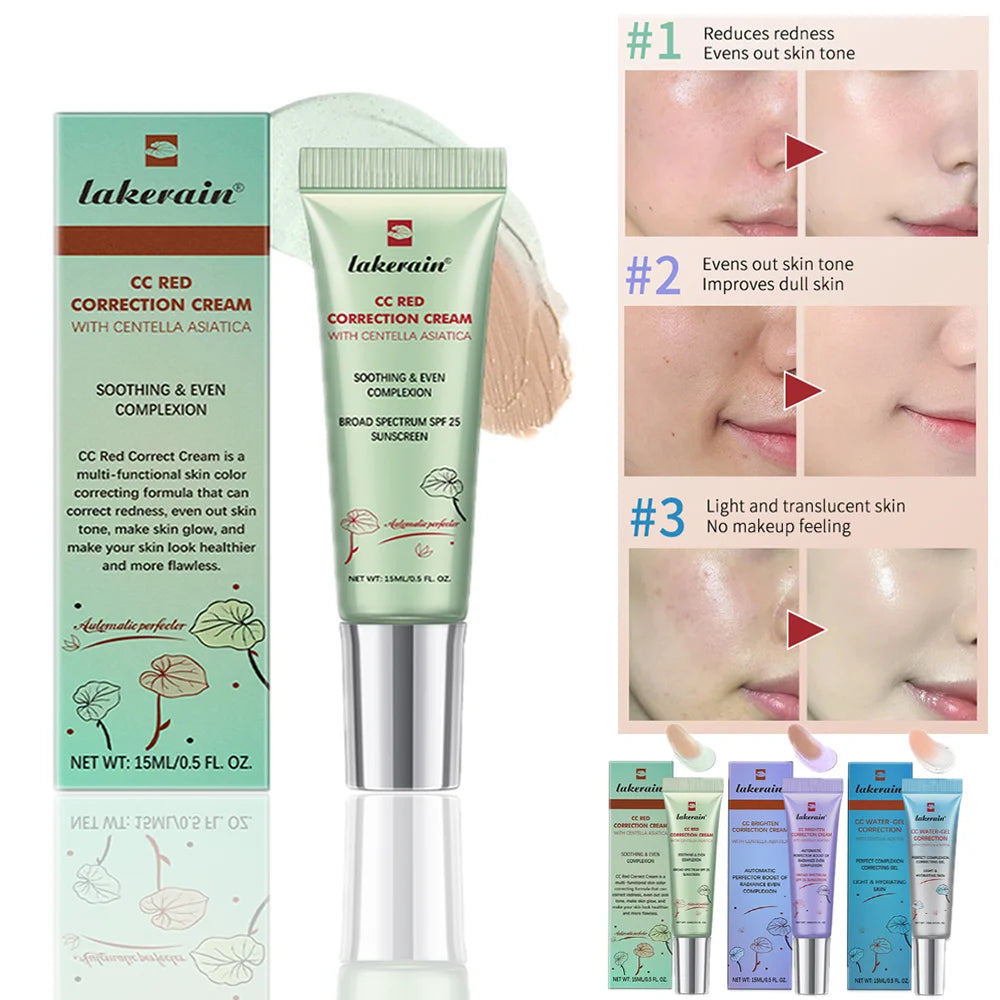 CC Cream erborian Korean Makeup High Coverage Foundation Foundation Cream for Face Base Makeup Color Changing Liquid Foundation