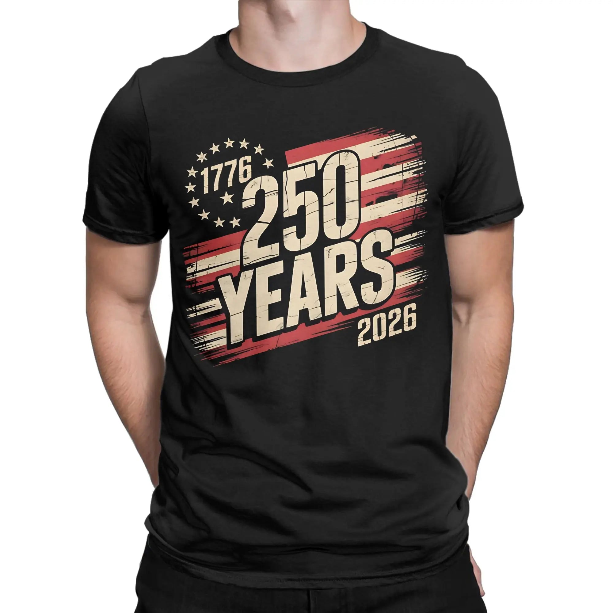 Patriotic USA Army Us Military Parade 250th anniversary Tee Shirt for Men Women Print T Shirts  100% Cotton Clothing