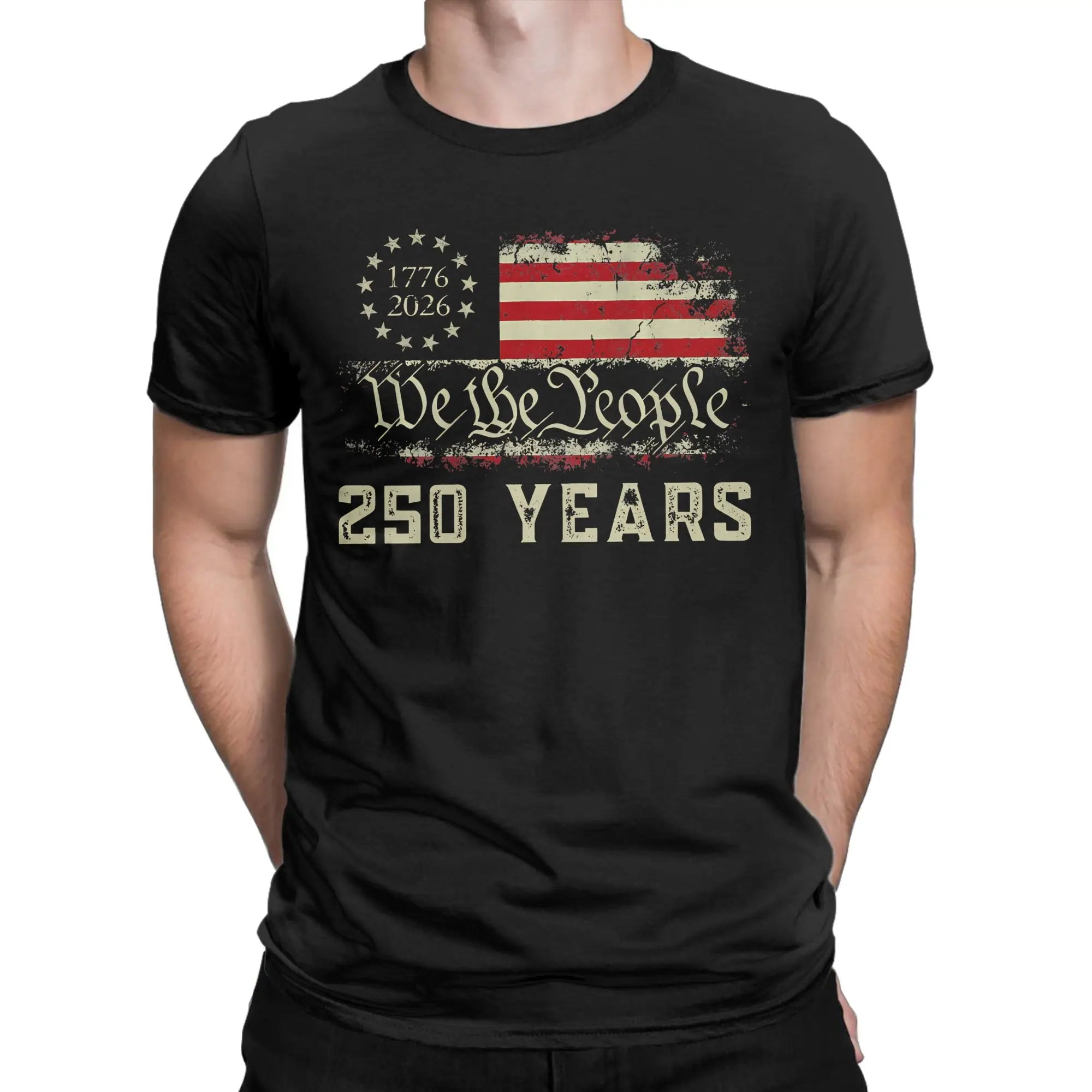 Patriotic USA Army Us Military Parade 250th anniversary Tee Shirt for Men Women Print T Shirts  100% Cotton Clothing