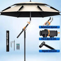 New Version Fishing Umbrella with Mechanical Arm Adjustment Big Beach Umbrella Large Parasol Outdoor Sunshade Protector