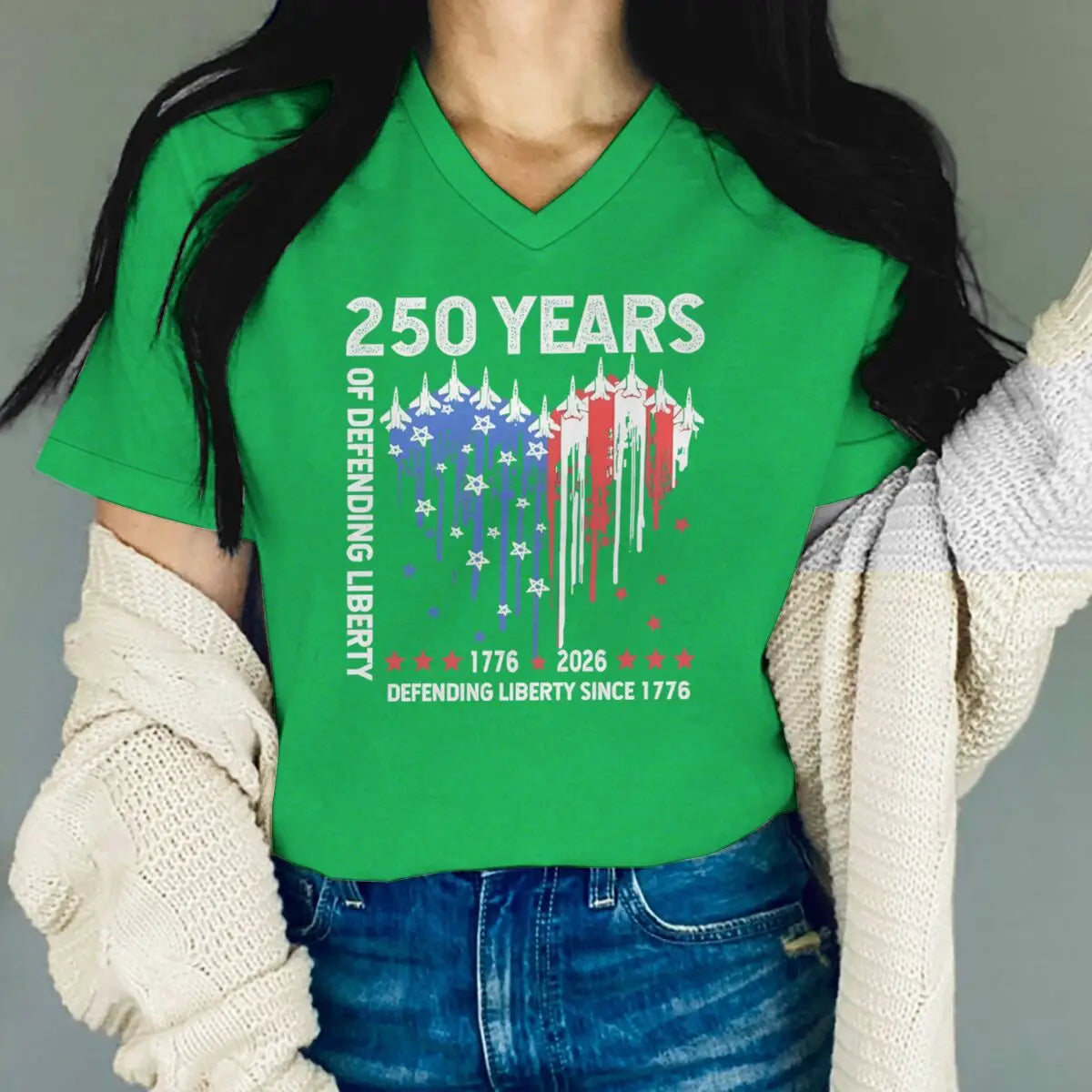 Fourth of July Shirt for Women 250th America Anniversary TShirt USA Flag Heart Design Graphic Tee Top Gift T-shirts
