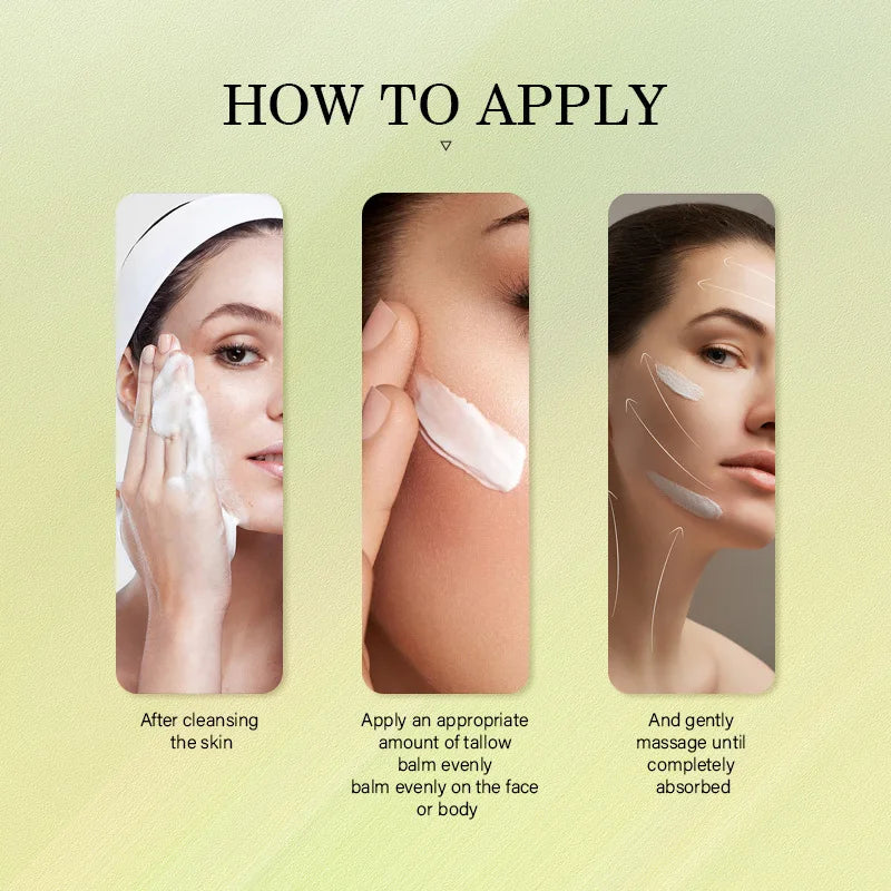 Whipped Beef Tallow Balm Cream Deep moisturizing milk face cream recommended by experts