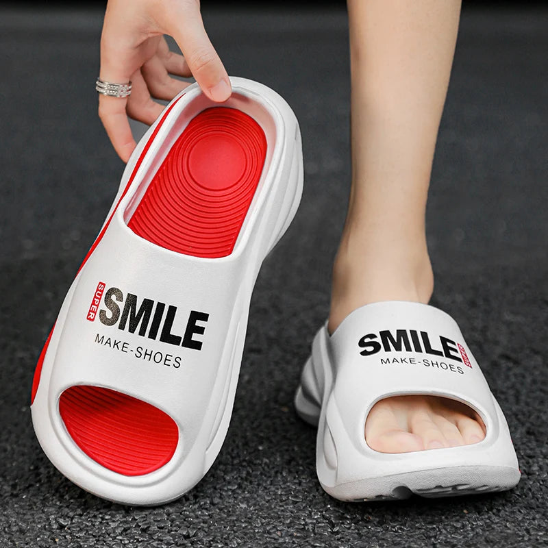 Fashion Men's Slippers Indoor Outdoor Sandals Beach Comfortable Slides Men Casual Shoes Flip-flops Women House Outdoor Slippers