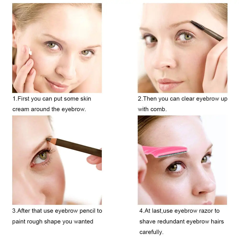 5-30PCS Eyebrow Razor Set Multipurpose Face Razors For Women and Men Tool Easy To Use Cutter Shaver Blades Makeup Tools