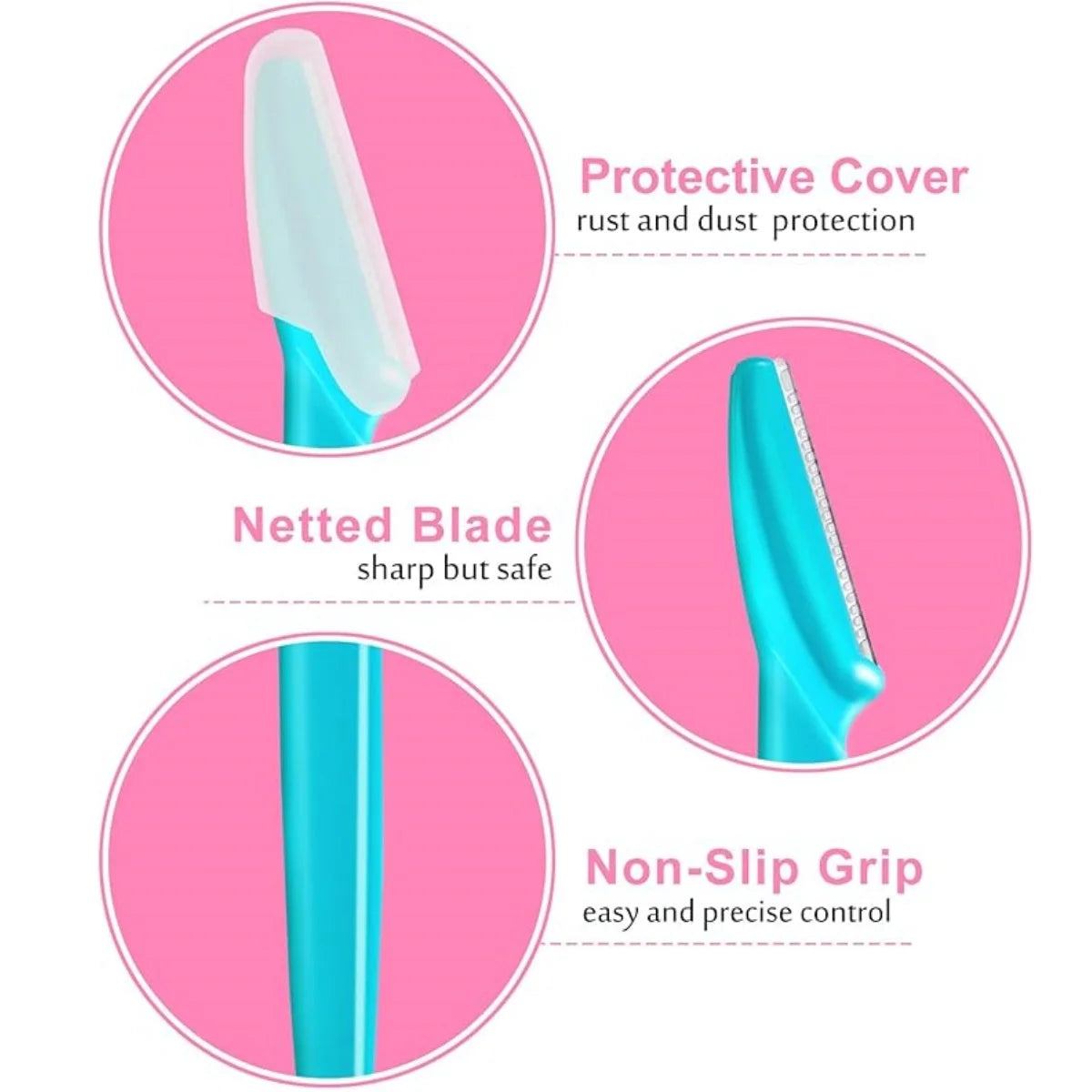5-30PCS Eyebrow Razor Set Multipurpose Face Razors For Women and Men Tool Easy To Use Cutter Shaver Blades Makeup Tools