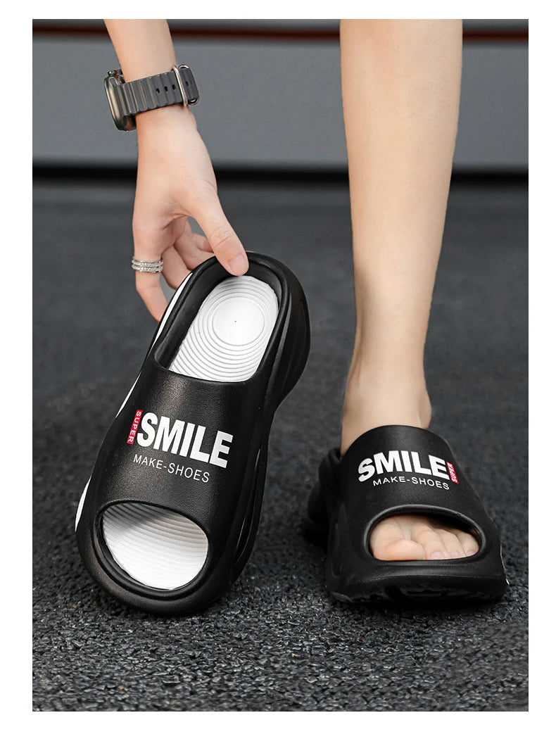 Fashion Men's Slippers Indoor Outdoor Sandals Beach Comfortable Slides Men Casual Shoes Flip-flops Women House Outdoor Slippers