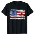 American Flag USA United States of America US 4th of July T-Shirt Funny Patriotic Graphic Tee Top Short Sleeve Men Women Clothes
