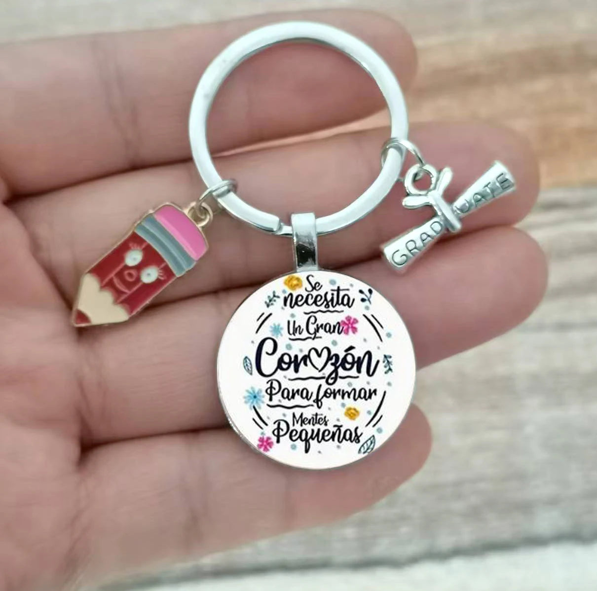 SCHULKING Graduation Keychain: Celebrating with a Holiday Teacher's Day Graduation Gift Design