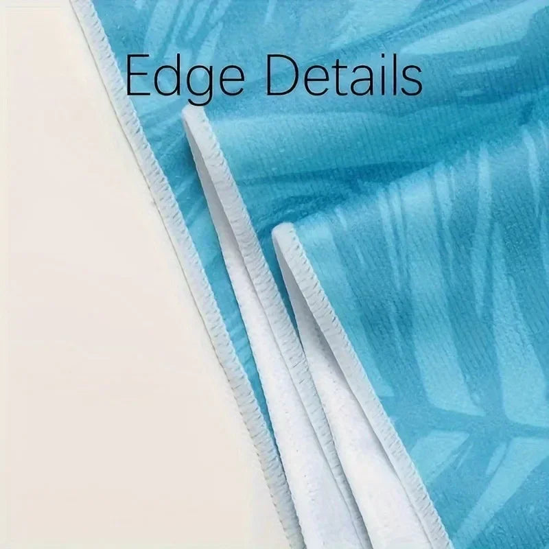 Beach Towel: Dive into Beach Life with a Starfish & Shell Design! Suitable for towels, bath towels, beach towels