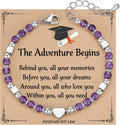 2026 Graduation Bracelet Gift for Her Graduation Bracelets for Women Girls Middle High School College Graduates Meaningful Cards