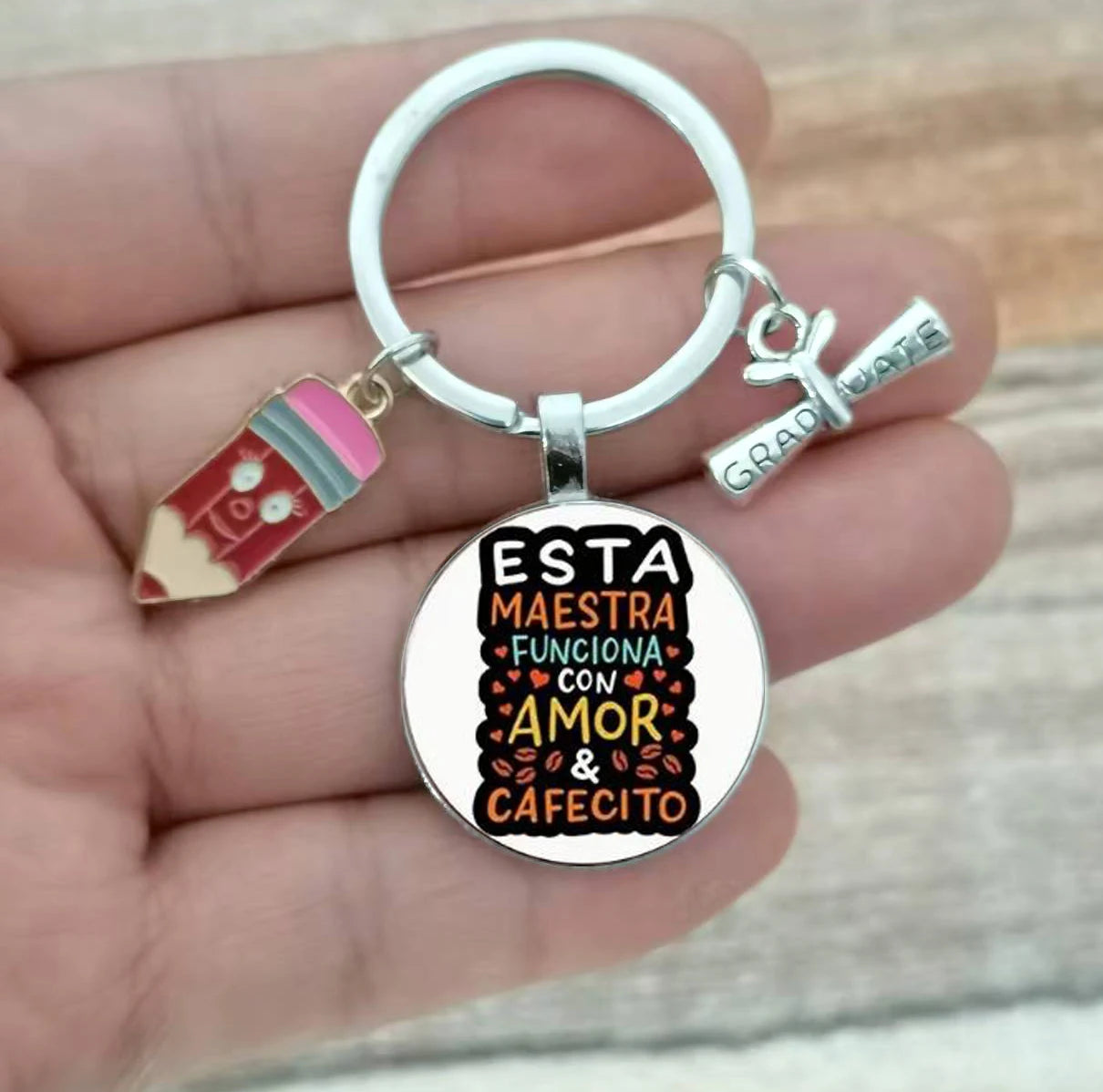 SCHULKING Graduation Keychain: Celebrating with a Holiday Teacher's Day Graduation Gift Design