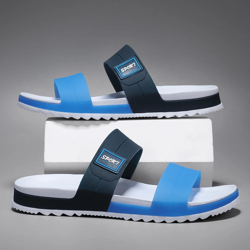 Fashion Men's Slippers Indoor Outdoor Sandals Beach Comfortable Slides Men Casual Shoes Flip-flops Mens Non-slip Home Slippers
