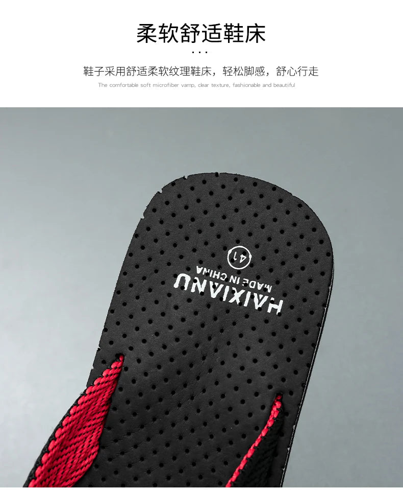 New Sandals Shoes Men Summer Men Flip Flops High Quality Beach Sandals Anti-slip Zapatos Hombre Casual Shoes 2025 Man Slippers