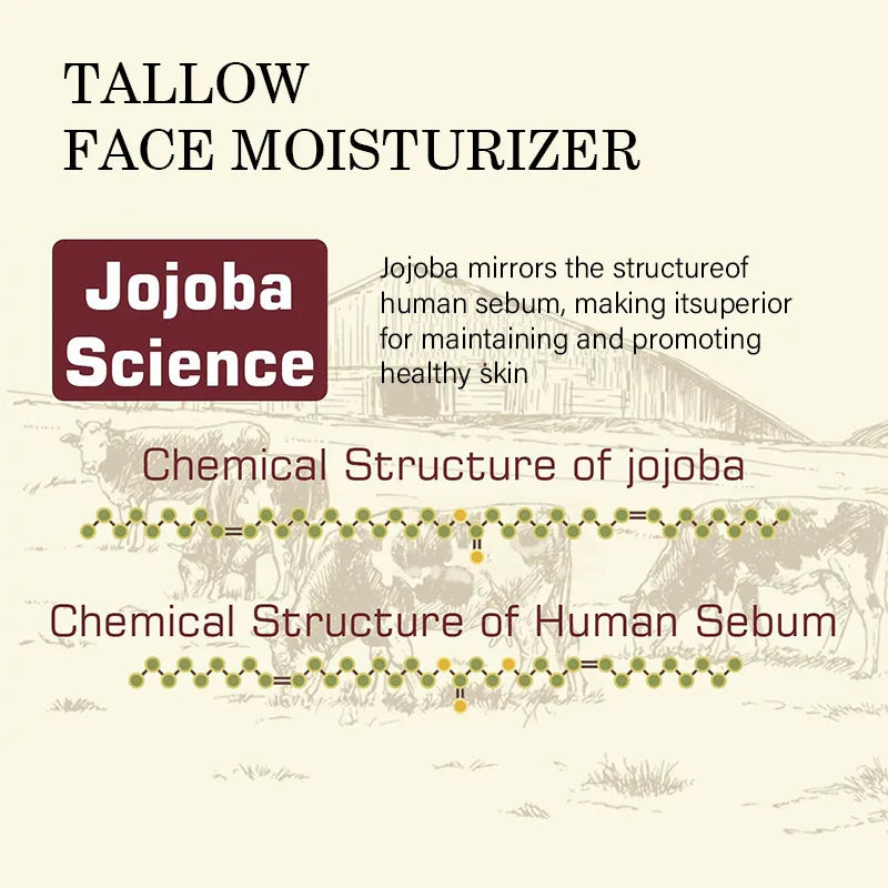 Whipped Beef Tallow Balm Cream Deep moisturizing milk face cream recommended by experts
