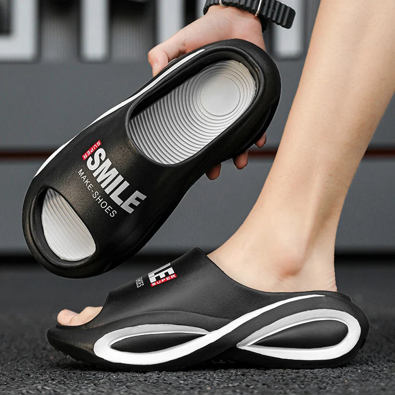 Fashion Men's Slippers Indoor Outdoor Sandals Beach Comfortable Slides Men Casual Shoes Flip-flops Women House Outdoor Slippers