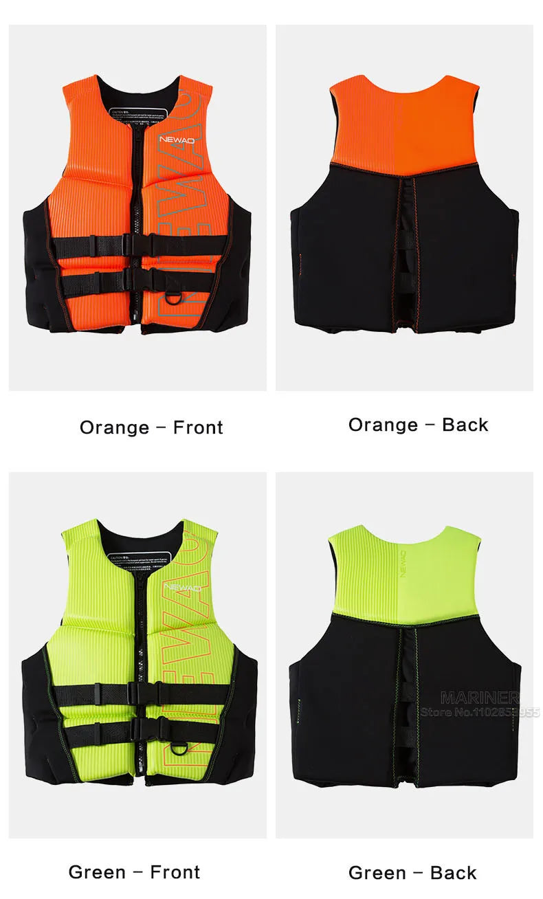 Life Vest for Adults Kayak KiteSurf Jet Ski Life Jacket Motorboats Raft Rescue Swim Drifting Boat Wakeboard Fishing Life Jackets
