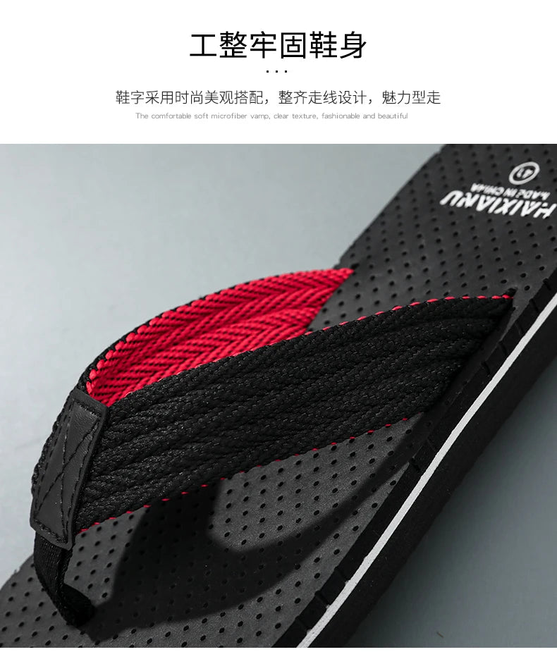 New Sandals Shoes Men Summer Men Flip Flops High Quality Beach Sandals Anti-slip Zapatos Hombre Casual Shoes 2025 Man Slippers