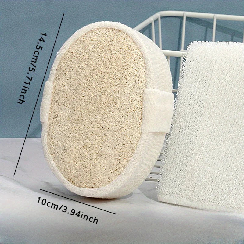 Natural Loofah Sponge Bath Bomb Exfoliating Bath Rub Bath Rub Back Artifact Toiletries,Cleanse Dead or Dry Skin,Skin-friendly