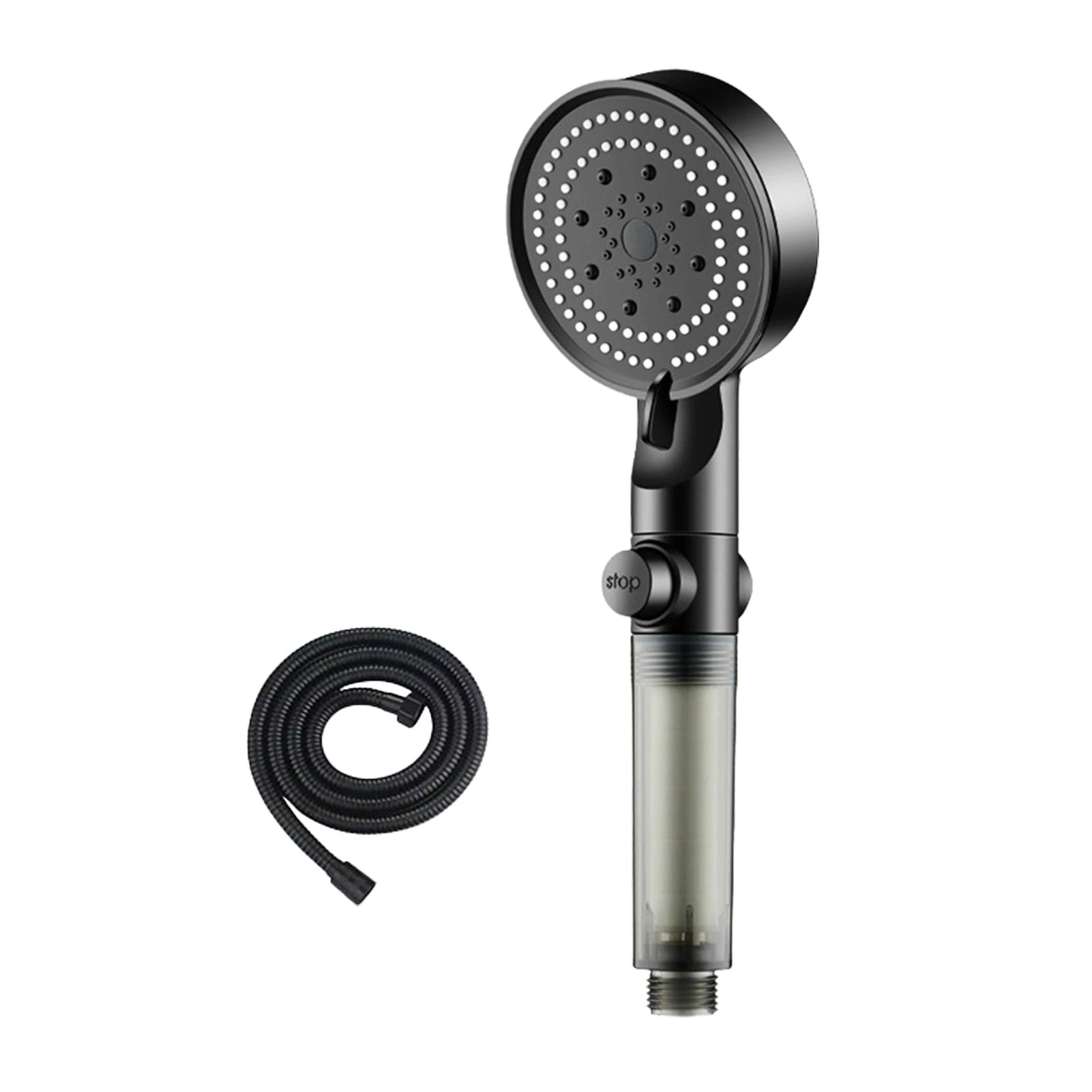 Bathroom Hand Held Shower Head Water Saving  Pressure Shower Device for Cleaning Tile Corner Toilet