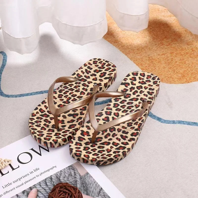 EOFK Women Flip Flops Summer New Outside Slippers PVC Soft Shoes Casual Shinny Pear Color Beach Plus Size 45 Flat with Solid