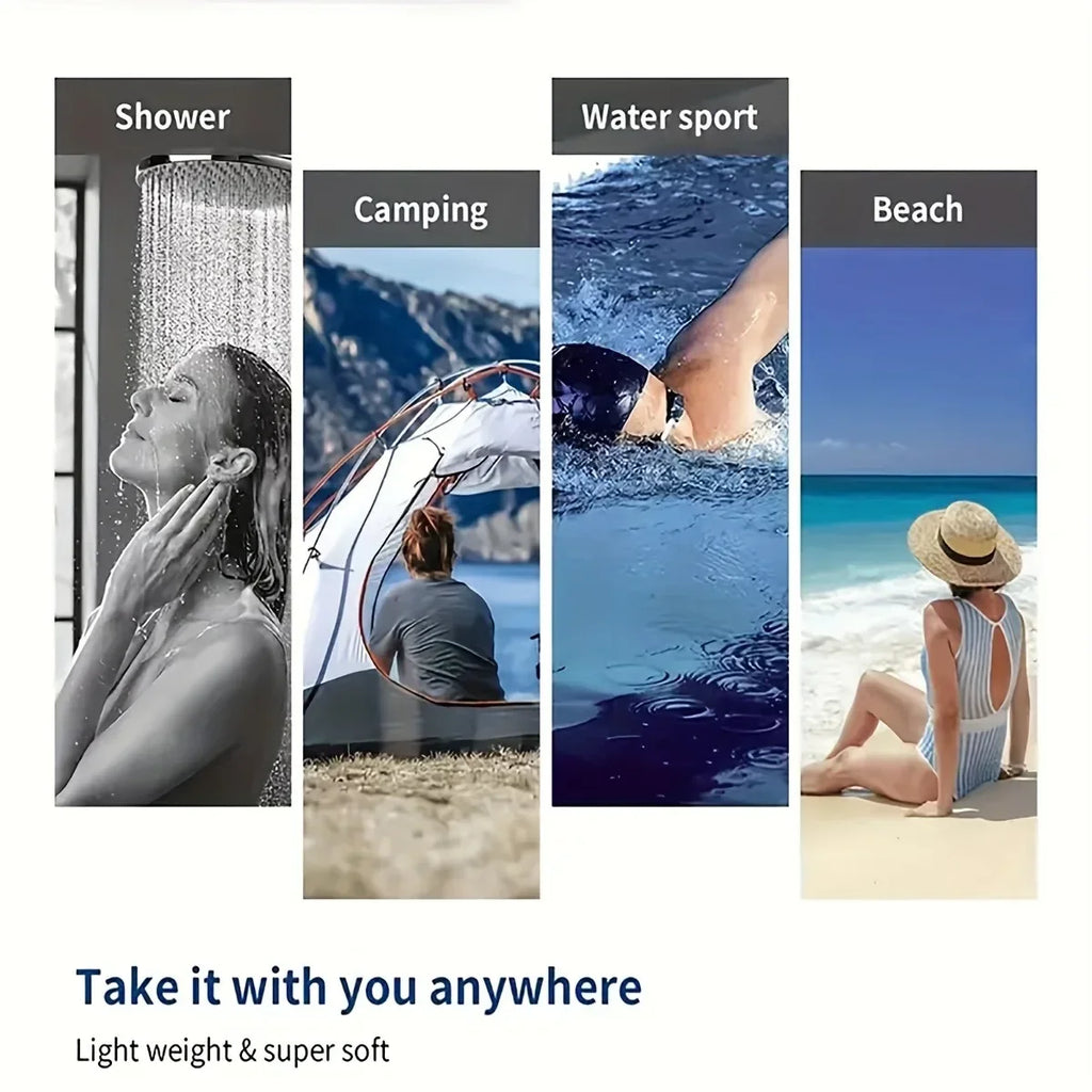 Beach Towel: Dive into Beach Life with a Starfish & Shell Design! Suitable for towels, bath towels, beach towels