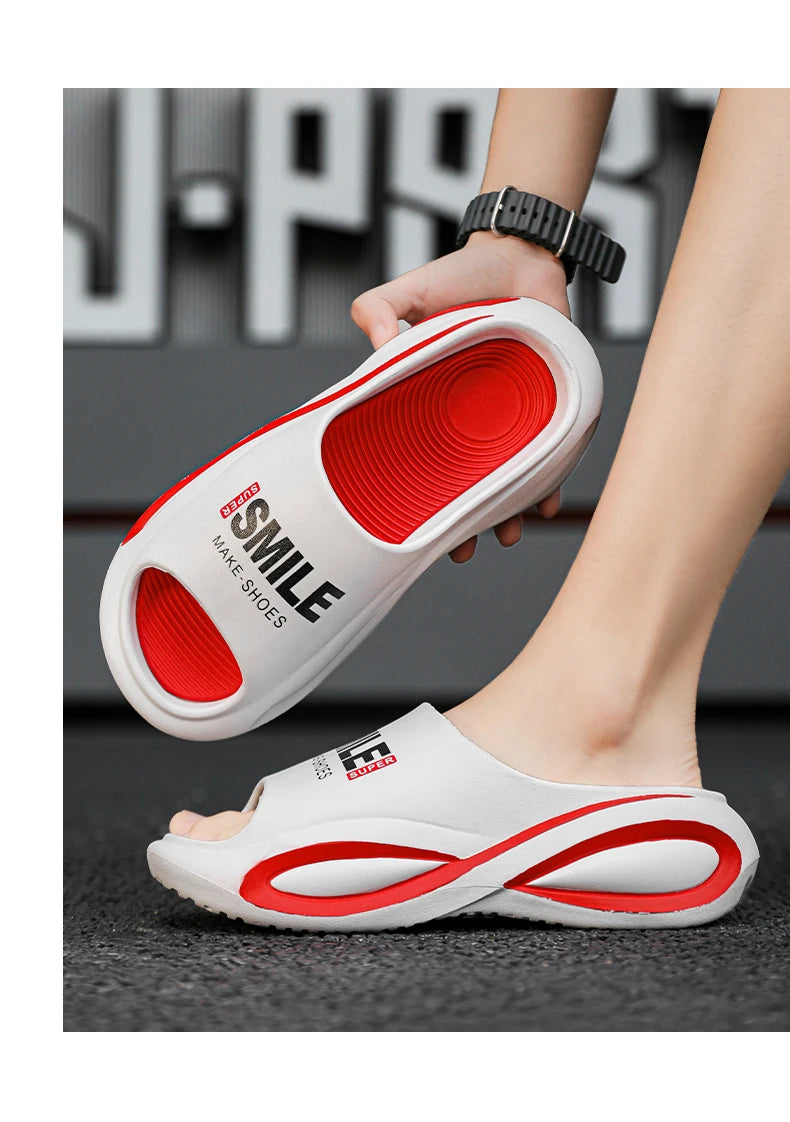 Fashion Men's Slippers Indoor Outdoor Sandals Beach Comfortable Slides Men Casual Shoes Flip-flops Women House Outdoor Slippers