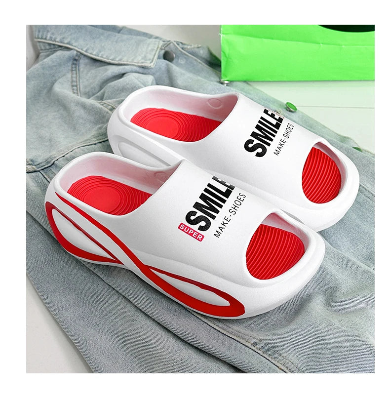 Fashion Men's Slippers Indoor Outdoor Sandals Beach Comfortable Slides Men Casual Shoes Flip-flops Women House Outdoor Slippers