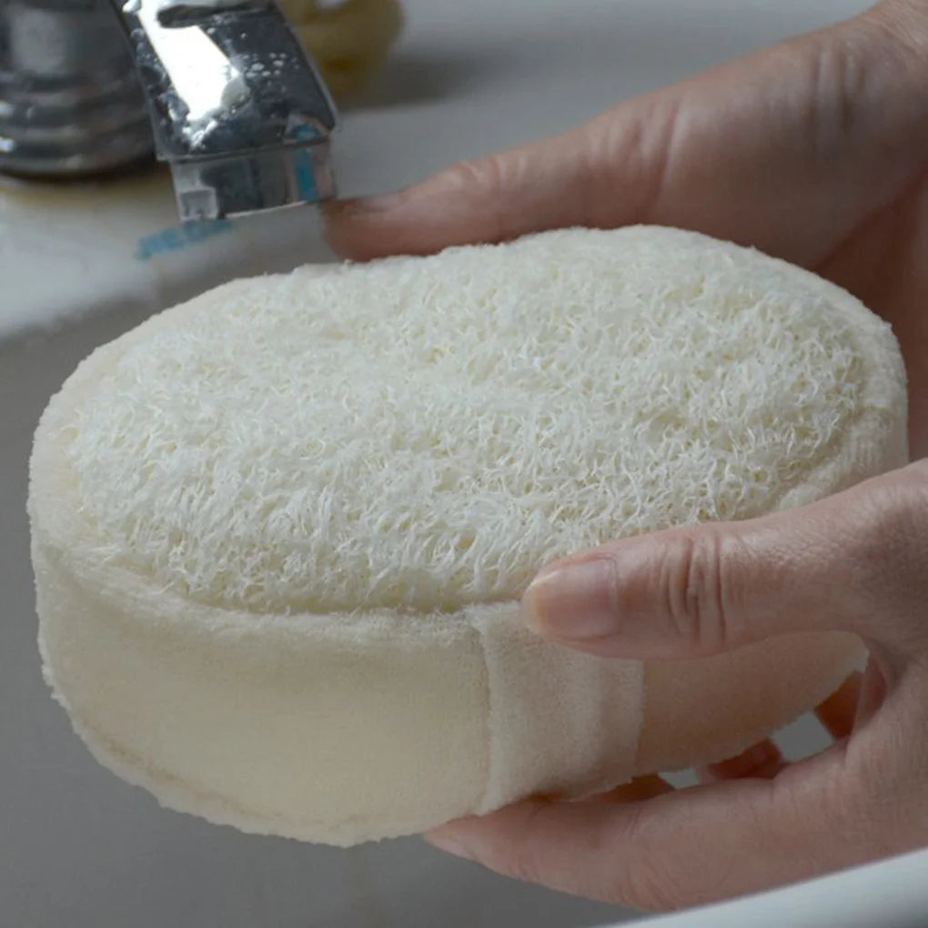 Natural Loofah Sponge Bath Bomb Exfoliating Bath Rub Bath Rub Back Artifact Toiletries,Cleanse Dead or Dry Skin,Skin-friendly