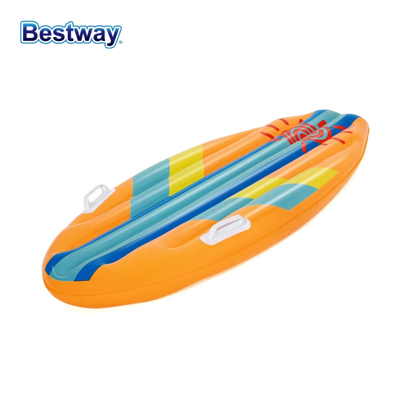 Bestway 42046 Water Surfboard, Inflatable Pontoon Paddleboard, Water Play Pontoon, Pool Ride Pontoon Row