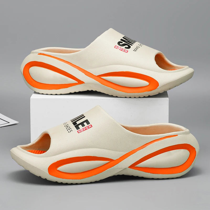 Fashion Men's Slippers Indoor Outdoor Sandals Beach Comfortable Slides Men Casual Shoes Flip-flops Women House Outdoor Slippers