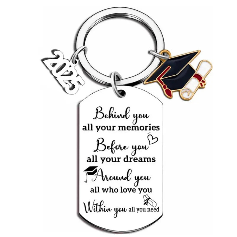 2026 Graduation Gift for Her Him Inspirational Graduation Gifts Bracelets Keychain Graduation Jewelry for Best Friend Student