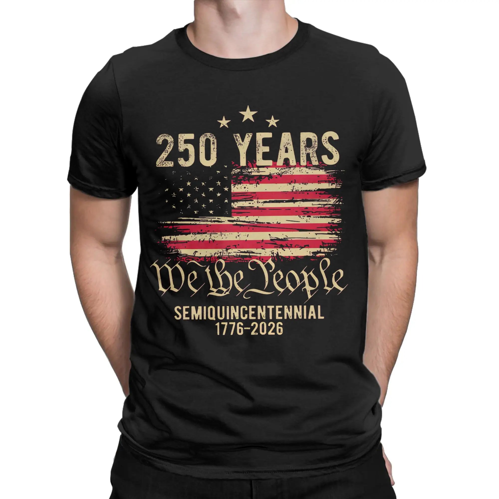 Patriotic USA Army Us Military Parade 250th anniversary Tee Shirt for Men Women Print T Shirts  100% Cotton Clothing