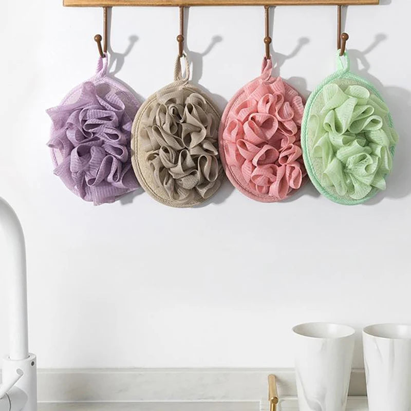 Bath Scrubber For Body Loofah Ball Shower Body Wash Ball Massage Bath Flower Towel For Body Best Body Scrub For Shower Bath Tool