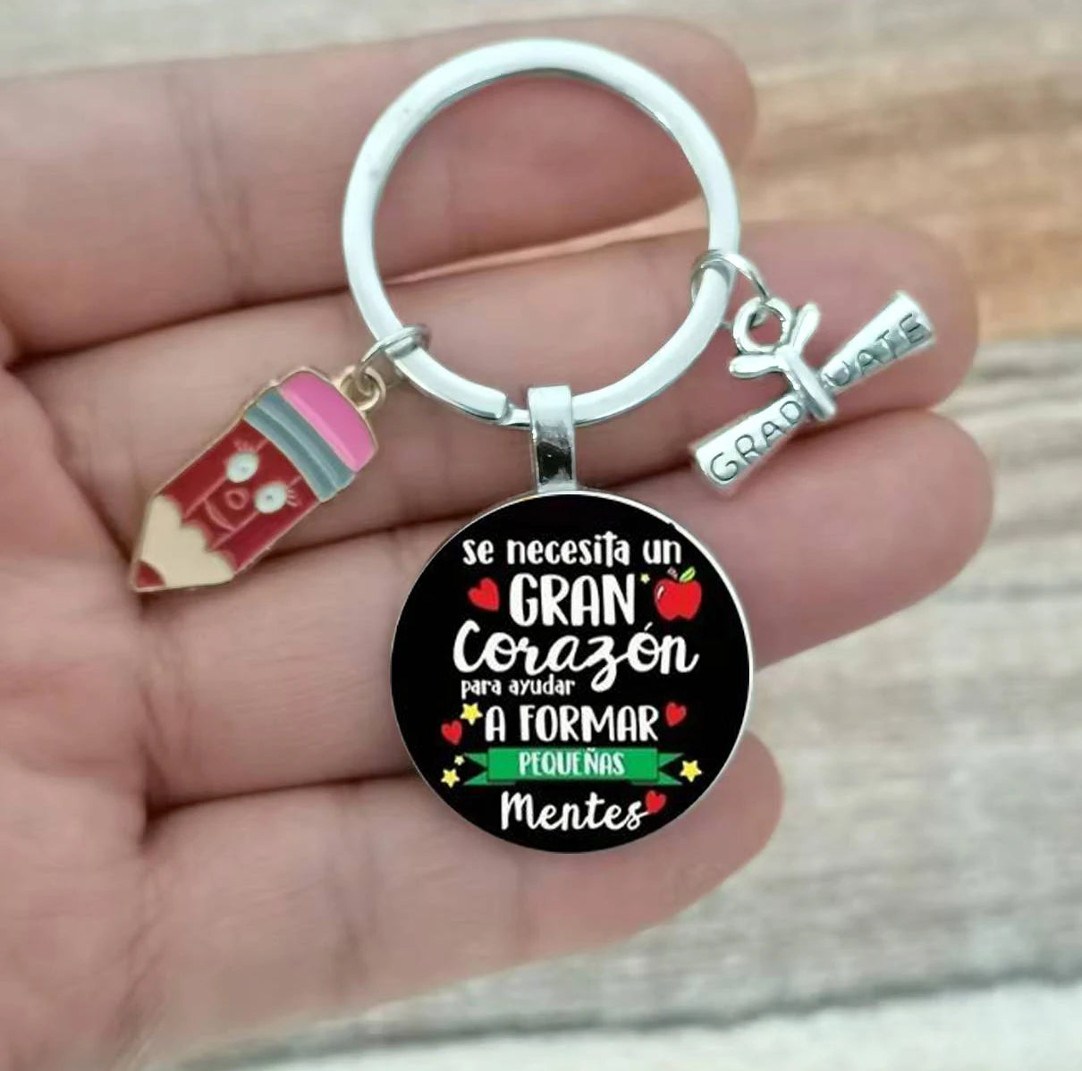 SCHULKING Graduation Keychain: Celebrating with a Holiday Teacher's Day Graduation Gift Design