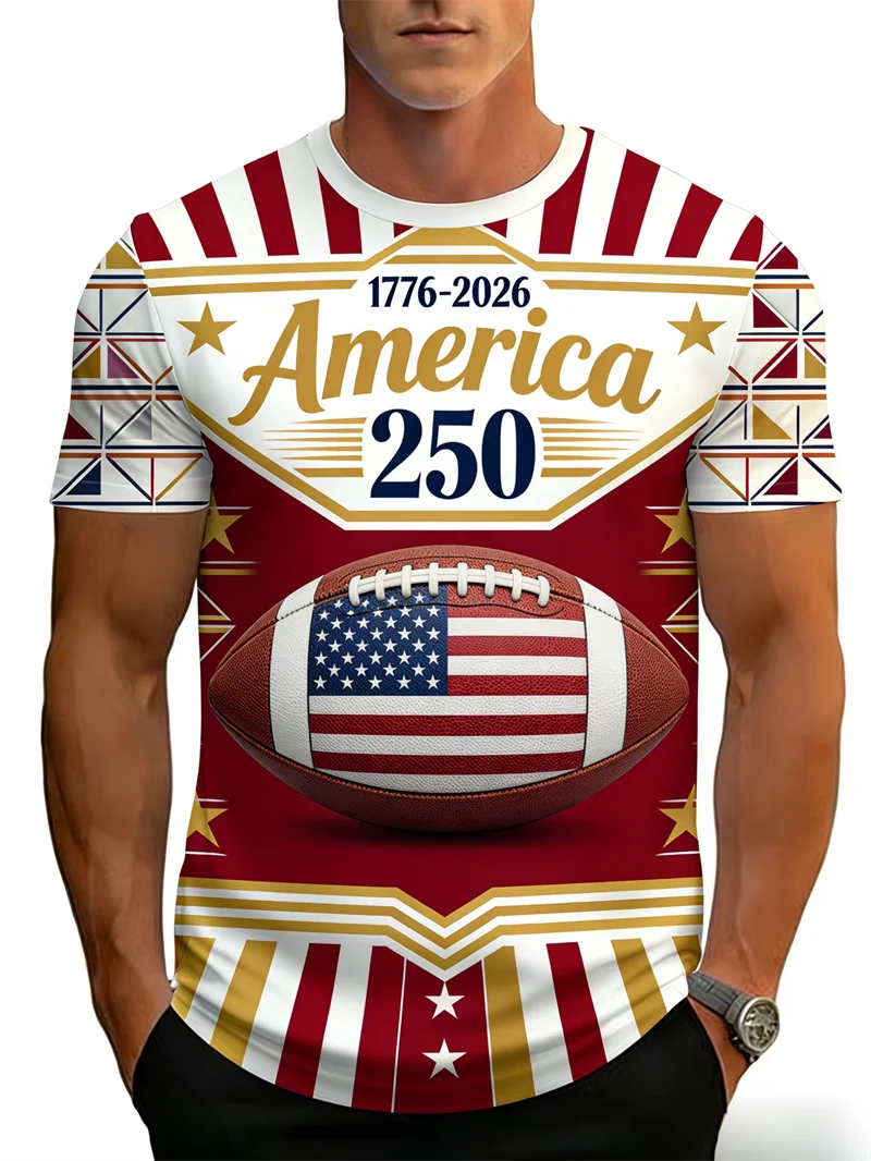Custom USA Patriotic Inspired T-shirt Men Women God Bless The USA American Flag Print 4th Of July Streetwear Men Clothing